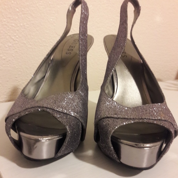 guess glitter shoes